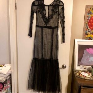 Urban Outfitters Lace Sheer Dress